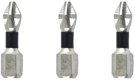 Juego de 3 puntas de destornillador de precisión, juego de herramientas de reparación para un rendimiento estable en varias aplicaciones, juego de puntas de destornillador pequeño