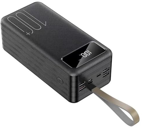 Power Bank USB C da 40000 mAh/80000 mAh con display LED, caricabatterie portatile a ricarica rapida di tipo C compatibile con smartphone e tablet(800000mah,D)