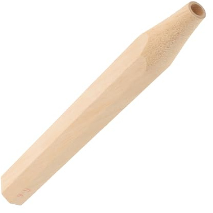 Cabilock Badminton SchläGergriff Ersatz Holzgriff BadmintonschläGergriff Reparaturgriff Glatt Poliert StrapazierfäHig FüR Badminton SchläGer Wartung Sportartikel 7.48X0.98X0.98In