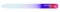 ERBE Glasfeile Soft-Touch Farbverlauf rot 1 St