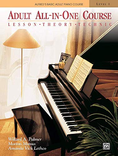Alfred's Basic Adult Piano Course: Adult All-In-One Level 1 - Book Only - Sheet Music