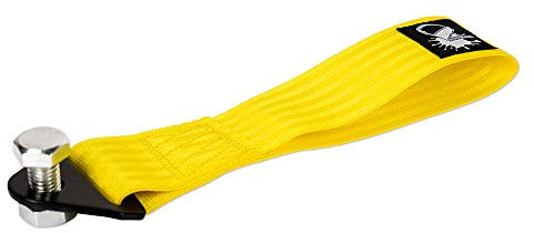 Auto-Dress Rennsport Abschleppschlaufe, Traglast 3t, Racing Hook Tow Strap (Gelb)