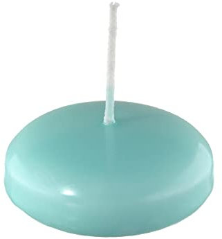 Unbekannt Kerzen, Schwimmkerzen Türkis 2,4 x 6 cm, 20 Stück