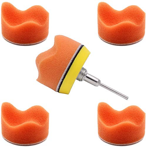 5x Polierpads + 1x Polierteller Polierschwamm 50mm Politur für Dremel Proxxon