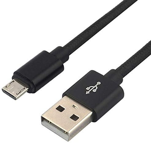 everActive CBB-1MB Câble Micro USB en Nylon Charge Rapide jusqu'à 2,4 A 100 cm Noir