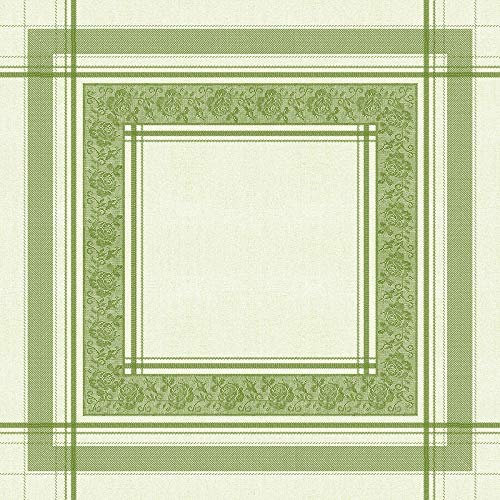 Tischdecken aus Airlaid | Mitteldecken 80 x 80 cm | Mank Einmal-Tischdecke für Gastronomie und Feiern | 20 Stück| Ina (Lemon-Grün)