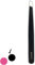 MJW Pince à épiler professionnelle en acier inoxydable -Incliné Pincettes à épiler Pour Visage Épilation Pour hommes et femmes- Pince à épiler de précision pour poils incarnés (Black)