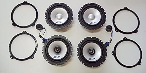 Kit de altavoces Alpine para BMW serie 3 E46 98-06 con adaptadores y soportes