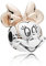 D 16 Charm Minnie Rosa, Plata de Ley 925, Compatible con Pulsera Pandora