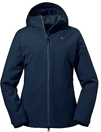 Schöffel Damen Jacket Torspitze L, winddichte, wattierte Winter Wanderjacke, atmungsaktive, schnelltrocknende Outdoorjacke mit T8-Tech Stretch, navy blazer, 36
