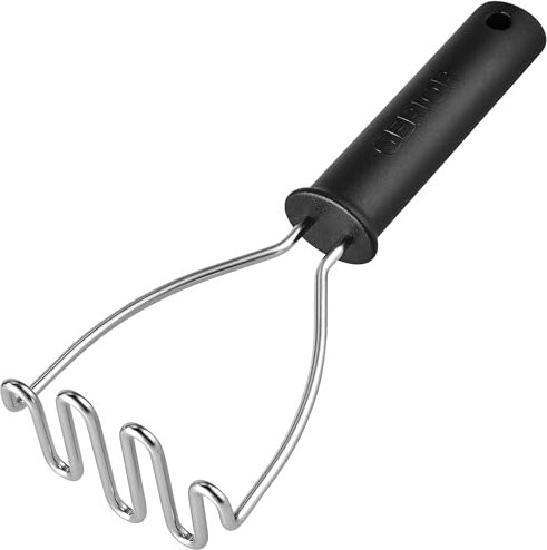 Schiacciapatate – Utensile da cucina in filo di acciaio inox per schiacciare verdure, cibo, fagioli, avocado, lavabile in lavastoviglie, piccolo