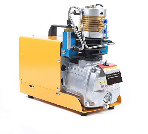 1.8KW Kompressor Hochdruck, 300Bar PCP Inflator Automatisch Stop Hochdruck Luftpumpe Selbstabschaltung Elektrisch Kompressorpumpe