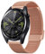 Hiseus Armband Kompatibel mit Huawei Watch GT2/GT3 46mm, Edelstahl Mesh Gewebte Uhrenarmband Kompatibel mit Huawei Watch GT 2/3 PRO 46mm / GT Runner/GT 2e / Watch 3 / Watch 3 Pro (Roségold)