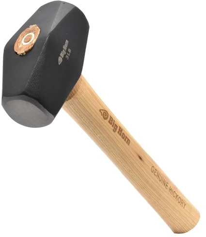 Big Horn 15125 3 LBs Drilling Hammer with Hickory Handle