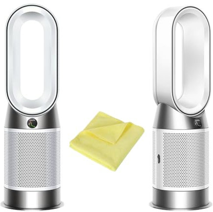 Putztuch & Dyson - HP10 - Purifier Hot & Cool - Luftreiniger mit Ventilator- und Heizfunktion (Weiß/Nickel)