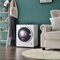Mini sèche-linge, 2,5 kg, sèche-linge mural, double filtre, chauffage céramique PTC, tambour en acier inoxydable, protection contre la surchauffe, convient pour le séchage à 65°C