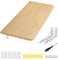 HUOLE Esstisch, Wandklapptisch, Wandtisch, klappbar, skandinavisch, multifunktional, schwebender Klapptisch,für die Wand im Büro, Küche, Esszimmer-60 * 30 * 1,6cm-Walnussfarbe