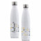 Botella Térmica Personalizada - Nombre - Botellas de Agua Acero Inoxidable Doble Capa 500 ml Bebidas Frias 24h y Calientes 12 h, doble capa - a prueba de fugas. (corazón)