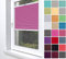 Home-Vision® Premium Plissee Faltrollo ohne Bohren zum Kleben Innenrahmen Blickdicht Sonnenschutz Jalousie für Fenster & Tür (Rosa - Höhe 200cm x Breite 75cm)