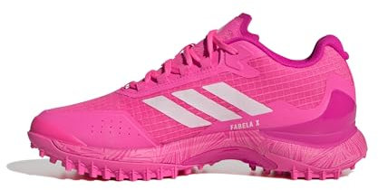 adidas Fabela X 2, Zapatos de Hockey Mujer, Lucid Pink/Zero Met./Shock Pink, 38 EU
