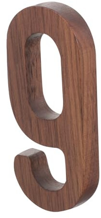 Angoily Wooden House Number Large Diy Address Sign for outside Rustic Mailbox Number Solid Design