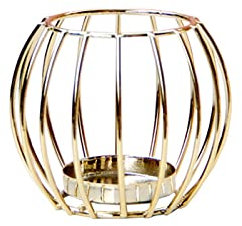 KFHJSNN Kerzenständer, Kerzenhalter, Kerzenhalter, moderner europäischer Stil, Metall, Wachs, Kerzenbecher, Goldener arabischer Tisch-Kerzenhalter, Dekoration, Ornamente, Gold Prosperous