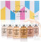 BB Facial Glow Serum Starter Kit Hyaluronsäure Essenz Foundation Skin Care Kit 8ml 6pcs, Kombiniert mit Niacinamid und Peptiden zur Aufhellung des Hauttons Anti-Aging Foundation 6-Color Mix Pack