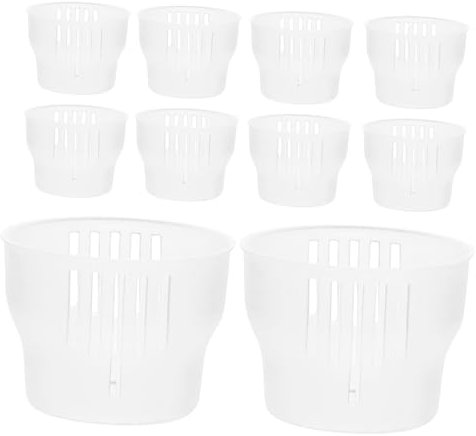 JEWEDECO 10pcs Loose Leaf Tea Strainer Hot Drink Flask Tea Maker Kettle Spout Filter Accessory