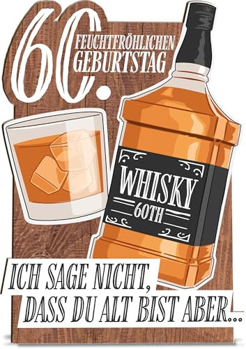 60 Geburtstag Männer Holzkarte - Whisky 60 Geburtstagskarte | Geburstagskarte 60 Mann, Karte 60 Geburtstag Mann, Geburtstagskarte 60. Geburtstag Mann, 60. Geburtstag Männer, Whisky Geschenke