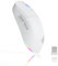 MAGIC-REFINER G6 Ratón Gaming Inalámbrico, 24000DPI, PixArt PAW3311, Barra de luz RGB, Bluetooth/2.4G/USB-C Cableado, 72g Superlight, Batería de 200 h, para PC/Mac, Blanco