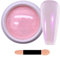 Pink Mermaid Chrome Nagelpulver Aurora Pulver Spiegel Perleneffekt Pigment für Nägel