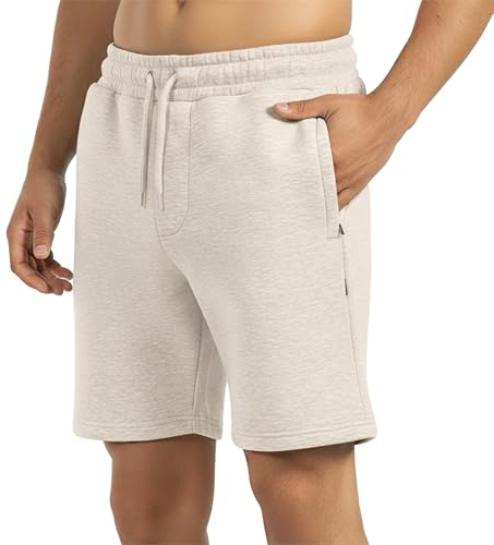 SMILODOX Shorts Herren Rion, Regular Fit Sportshorts mit Reißverschlusstaschen, Fitnessshorts elastischer Bund & Kordelzug, Workout Trainingshose, Ideal für Gym, Freizeit & Streetstyle