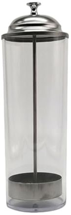 mophrati Retro Glass Drinking Straw Dispenser Stylish and Nostalgic Holder Kitchen
