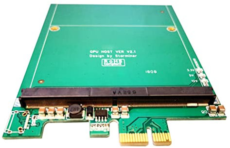 Carte élévatrice PCI E vers MXM3.0 75 W avec LED pour carte graphique minage Pcie Mxm E Graphics