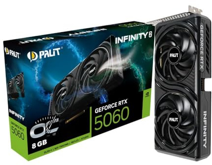Palit GeForce RTX 5060 Infinity 2 OC 8GB GDDR7 Gaming Grafikkarte