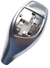 Zingoi Ergonomischer Schaltgriff Schwarzer Schaltknauf für BMW F30 F10 F32 F33 F31 F34 F06 F12 F25 F26 1er,3er,3GT,4er,5er,5GT,6er,7er 2013–2017(Silber)