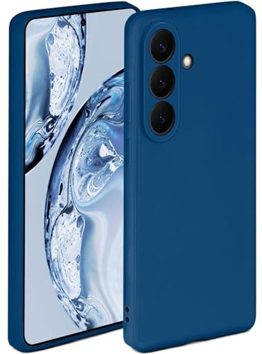 ONEFLOW Soft Case für Samsung Galaxy S26 Plus Hülle aus Silikon mit Kameraschutz, Silikonhülle mit erhöhtem Schutz fürs Display, Backcover Schutzhülle, weiche Handyhülle, Blau