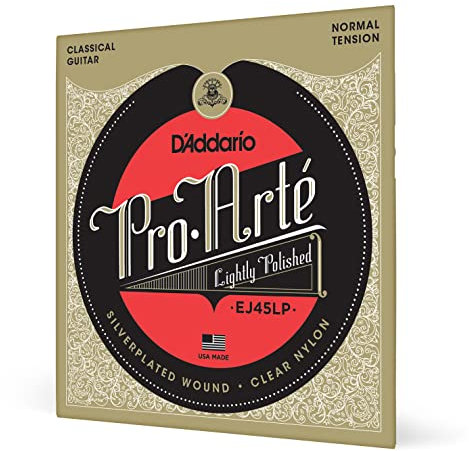 D'Addario EJ45LP Pro-Arte Composites Normal (.028-.043) Lightly Polished Classical Guitar Strings