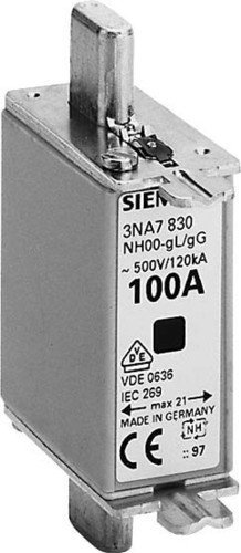 Siemens – Sicherung nh-500 V t-00 100 A Indikator Central