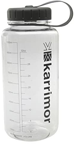 Karrimor Tritan Water Bottle 1 Litre Transparent Transparent
