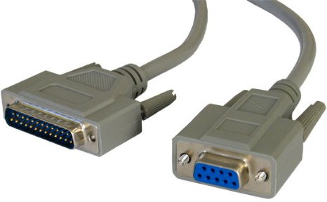 Weiblich 9 Polig Seriell RS232 Zum Männlich 25 Polig Modem/Printer Kabel Anschlusskabel 3 m [3 Meter]