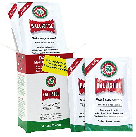 Ballistol Pflege-Tücher Box Universalöl 21950 10 St.