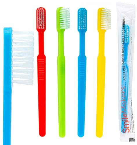 Adult Pre-Pasted Disposable Toothbrushes - 144 per pack