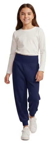 A2Z 4 Kids Girls Ali Baba Harem Trousers Plain Fashion Pants Navy