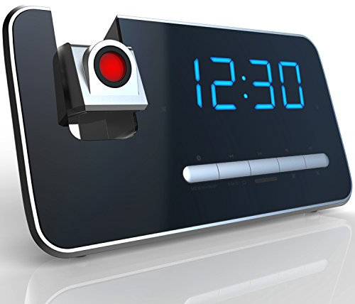 Projection Alarm Clock with AM/FM Radio by Superior Essentials