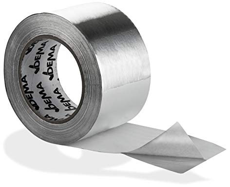 DEMA Aluminium Alu Klebeband Aluband Aluminiumband Aluminiumklebeband 75 mm x 50 m