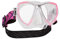 SCUBAPRO Synergy Mini Tauch- und Schnorchelmaske für schmale Gesichter, Farbe:pink/rosa