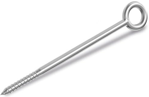 Scafom-rux Vite ad occhiello [12 x 230 mm | 1 pezzo] Vite ad anello – Occhielli a vite – Viti ad occhiello – Viti ad anello – Occhiello a vite con fissaggio e zincato – Gancio con occhiello – Vite ad