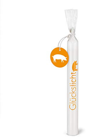CRISTALICA Wünschelichter Glückslicht Geschenk Kerze mit Text Spruch