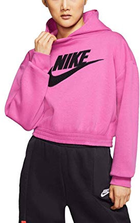 NIKE CJ2034-691 Felpa con Cappuccio, Fucsia (Cosmic Fuchsia), XL Donna